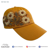 Gorra mostaza con bordado artesanal (SW-1023-103)