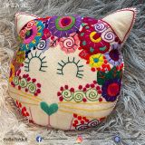 Gato con bordado artesanal SW-0224-283