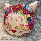 Gato con bordado artesanal SW-0224-285