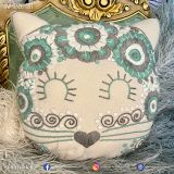 Gato con bordado artesanal SW-0326-391
