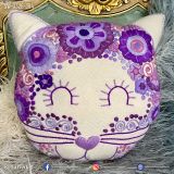 Gato con bordado artesanal SW-0326-394