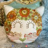 Gato con bordado artesanal SW-0326-397
